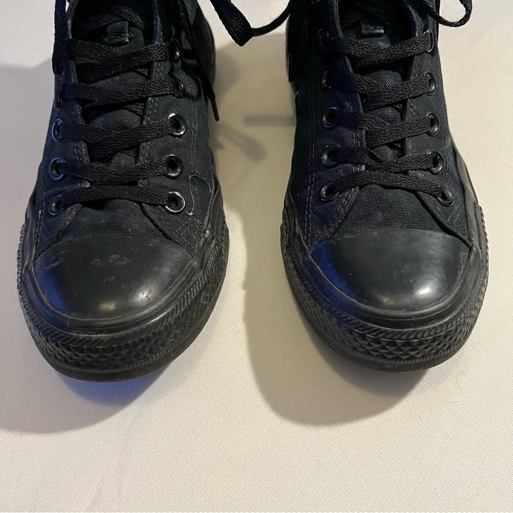Black Converse High Top Sneakers - Picture 2 of 14